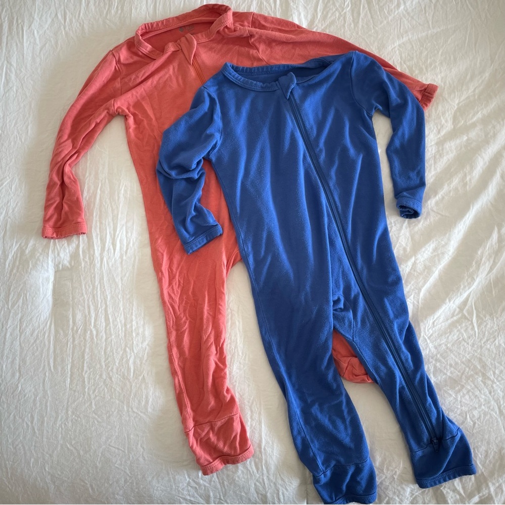 SET OF 2 - Kyte Baby Zippered Romper